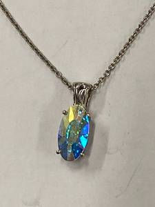 lot 77Z image: Sterling Silver 925 Pendant Necklace