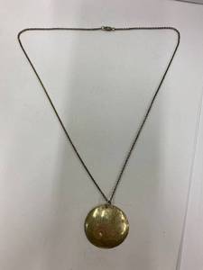 lot 95Z image: Vintage Sterling Silver 925 Necklace With Large Pendant