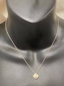 lot 104Z image: 18K Gold and Sterling Silver 925 Necklace