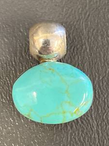 lot 111Z image: ATI 925 Mexico Turquoise Sterling Silver 925 Pendant