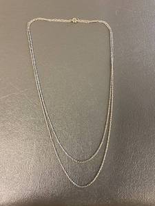 lot 133Z image: Sterling Silver 925 Rope Chain Necklace
