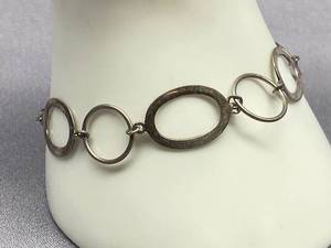 lot 9B image: Sterling Silver 925 Oval Link Bracelet