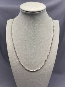 lot 18B image: Sterling Silver Necklace 925