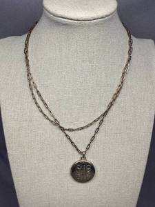lot 67B image: Stella & Dot Sterling Silver 925 Locket Necklace