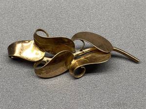 lot 73B image: Napier Vintage Sterling Silver 925 Floral Brooch