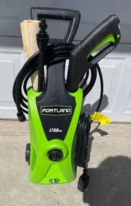 lot 21 image: Portland 1750 PSI Power Washer