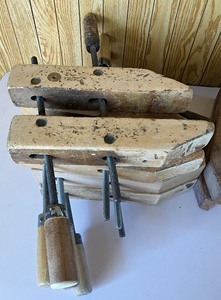 lot 80 image: LOT of Six - 12 Wood Clamps