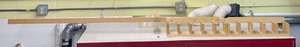 lot 44 image: Shop Made Chop Saw Fence System