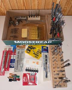 lot 79 image: Drill Bit LOT - Wood, Masonry,Two Milwaukee Percussion