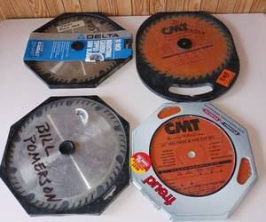 lot 101 image: LOT of Four 10 TableChop Saw Blades