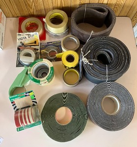 lot 142 image: Tape and Sandpaper LOT