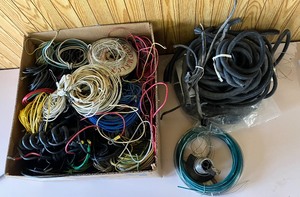 lot 157 image: Light Gauge Electrical Wire and Loom LOT