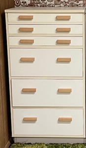 lot 93 image: Wooden Six Drawer Cabinet (lot1)