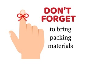 lot 111 image: Dont Forget to bring packing materials