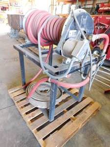lot 66 image: Powered Hose Reel with 1 hose