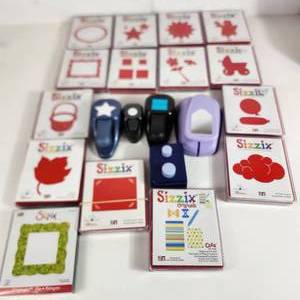 lot 25 image: Large Lot Of Crafting Items Punches Die Cuts Excellent Condition