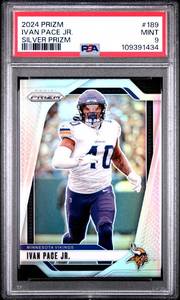 lot 72 image: IVAN PACE 2024 SILVER PRIZM PSA 9