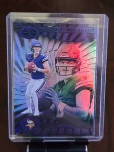 lot 74 image: JJ MCCARTHY 2024 ILLUSIONS RETAIL TROPHY ROOKIE CARD