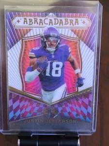 lot 91 image: JUSTIN JEFFERSON 2024 PANINI ILLUSIONS ABRACADABRA