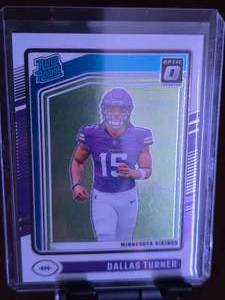 lot 103 image: DALLAS TURNER 2024 DONRUSS OPTIC RATED ROOKIE