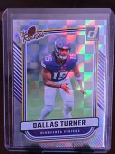 lot 98 image: DALLAS TURNER 2024 DONRUSS THE ROOKIES ROOKIE CARD