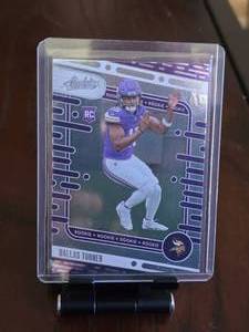 lot 96 image: DALLAS TURNER 2024 PANINI ABSOLUTE FOOTBALL ROOKIE CARD