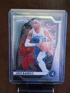 lot 112 image: JADEN MCDANIELS 2024-25 PANINI PRIZM