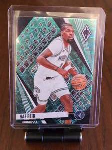 lot 124 image: NAZ REID 2023-24 PANINI PHOENIX TEAL LAZER PRIZM