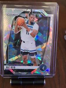 lot 125 image: NAZ REID 2024-25 PANINI CRECKED ICE PRIZM
