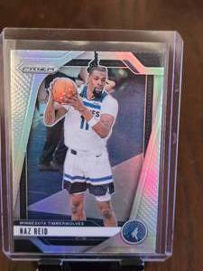 lot 120 image: NAZ REID 2024-25 PANINI TRUE SILVER PRIZM