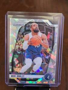 lot 135 image: MIKE CONLEY 2024-25 PANINI CRACKED ICE PRIZM