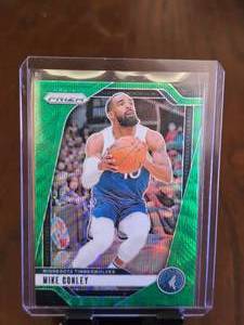 lot 134 image: MIKE CONLEY 2024-25 PANINI GREEN WAVE PRIZM