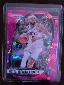lot 149 image: NICKEIL ALEXANDER-WALKER 2024-25 PANINI PINK CRACKED ICE PRIZM