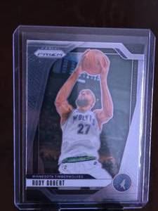 lot 142 image: RUDY GOBERT 2024-25 PANINI PRIZM