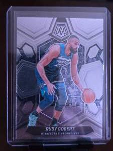 lot 138 image: RUDY GOBERT 2023-24 PANINI MOSAIC