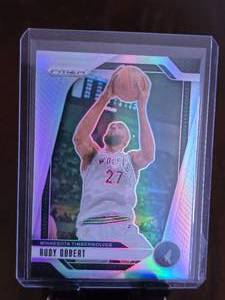 lot 141 image: RUDY GOBERT 2024-25 PANINI TRUE SILVER PRIZM