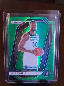 lot 166 image: JULIUS RANDLE 2024-25 PANINI GREEN PRIZM