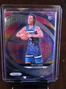 lot 187 image: ROB DILLINGHAM 2024-25 PANINI INSTANT IMPACT PRIZM ROOKIE CARD