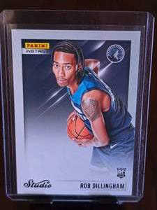 lot 177 image: ROB DILLINGHAM 2024-25 PANINI INSTANT STUDIO ROOKIE CARD 001275