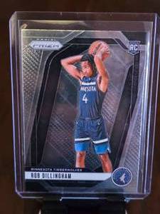 lot 186 image: ROB DILLINHAM 2024-25 PANINI PRIZM ROOKIE CARD