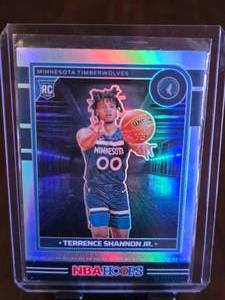 lot 173 image: TERRENCE SHANNON JR 2024-25 PANINI NBA HOOPS TRUE SILVER ROOKIE CARD