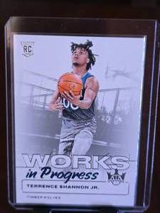 lot 171 image: TERRENCE SHANNON JR 2024-25 PANINI COURT KINGS WORKS IN PROGRESS ROOKIE CARD