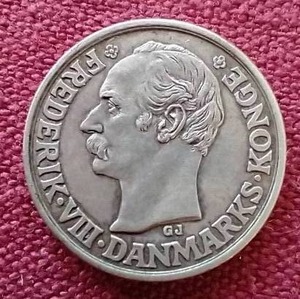 lot 5 image: 1907 Denmark Silver 25 Ore