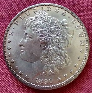 lot 35 image: Beautiful 1890-O Morgan Dollar