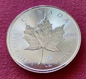 lot 39 image: 2018 Canada 1 oz Silver Maple
