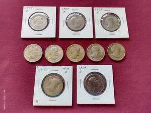 lot 50 image: (10) Susan B Anthony Dollars
