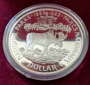 lot 57 image: 1985 Canada Silver Dollar