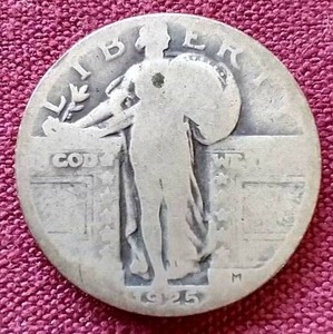 lot 67 image: 1925 Standing Liberty Quarter