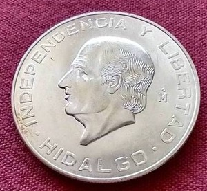 lot 85 image: 1955 Mexico Silver 10 Pesos Coin