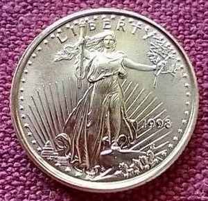 lot 103 image: 1998 110th oz American Gold Eagle